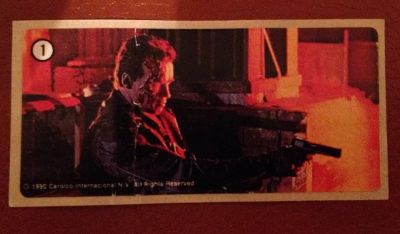 Лот: 3242212. Фото: 1. Наклейка от жвачки Terminator... Наклейки, карточки, вкладыши