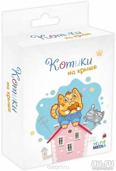 Лот: 13571185. Фото: 1. Настольная игра Котики на крыше. Настольные игры, карты