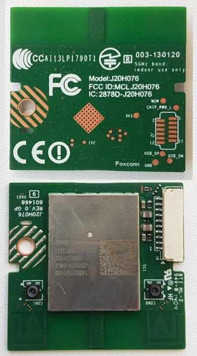 Лот: 9695523. Фото: 1. wifi J20H076 , MCLJ20H076 , SONY... Печатные платы