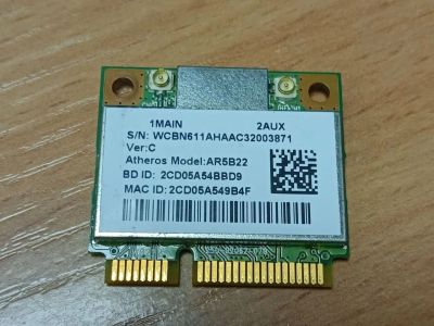 Лот: 25031545. Фото: 1. Wi-Fi модуль Atheros AR5B22 mPCI-E... WiFi, Bluetooth адаптеры