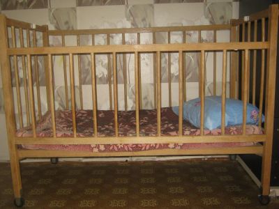 Лот: 4514753. Фото: 1. Детская кроватка. Детские кровати и кроватки
