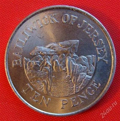 Лот: 1579589. Фото: 1. (№517/LZ) 10 пенсов 2003 (Джерси... Великобритания и острова