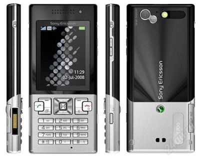Лот: 944828. Фото: 1. Sony Ericsson t700 black. Кнопочные мобильные телефоны