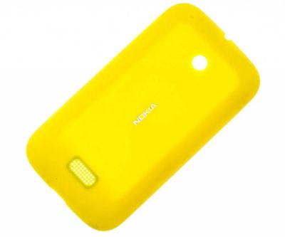 Лот: 25331165. Фото: 1. Задняя крышка для Nokia 510 Желтый. Корпуса, клавиатуры, кнопки