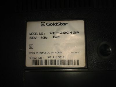 Лот: 11759325. Фото: 1. Плоский телевизор 72 GoldStar. Телевизоры