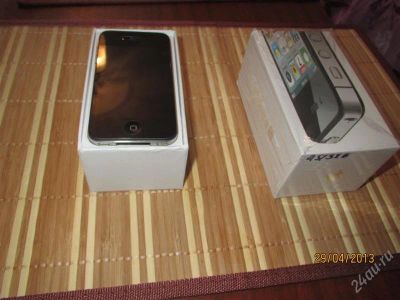 Лот: 2757265. Фото: 1. Iphone 4s 32gb Черный!!!. Смартфоны