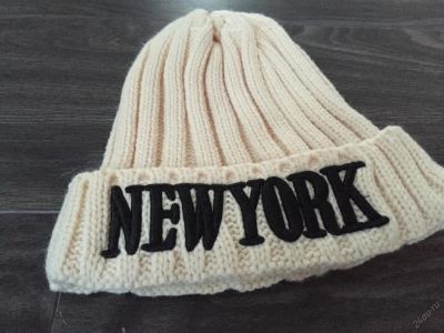 Лот: 5931230. Фото: 1. шапка 1 new york цвет айвори НОВАЯ. Головные уборы