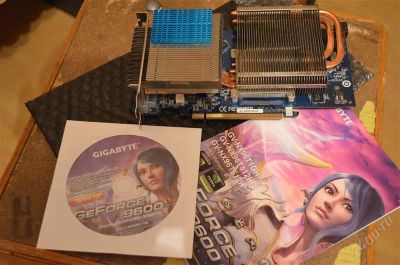 Лот: 2857895. Фото: 1. Видеокарта Gigabyte GeForce 9600... Видеокарты