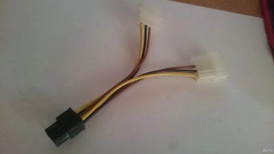 Лот: 13542805. Фото: 1. переходник 2x molex - 6pin(видеокарта... Шлейфы, кабели, переходники