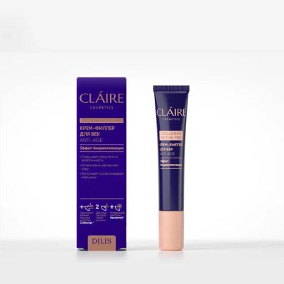 Лот: 24619910. Фото: 1. Крем-филлер для век, Claire Cosmetics... Уход за лицом 