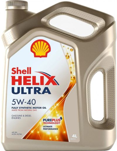 Лот: 14492812. Фото: 1. Shell Helix Ultra, 5W40, 4L(масло... Масла, жидкости
