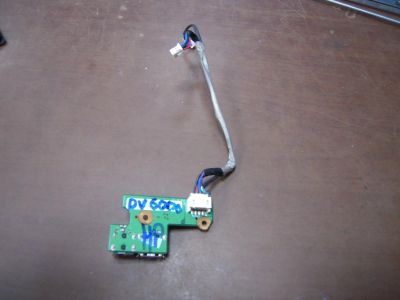 Лот: 8013894. Фото: 1. Разъем питания и USB порт на шлейфе... Шлейфы, кабели, переходники