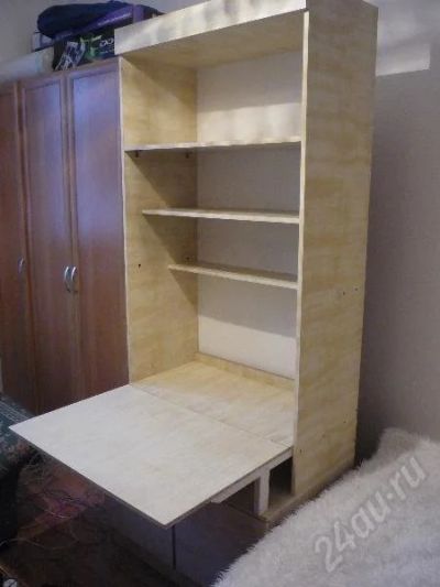 Лот: 203080. Фото: 1. Шкаф - компьютерный столик. Гостиные, стенки, горки