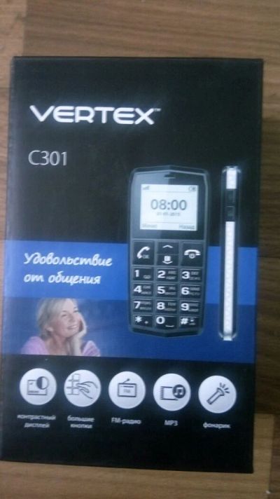 Лот: 12618207. Фото: 1. Телефон Vertex c301. Кнопочные мобильные телефоны