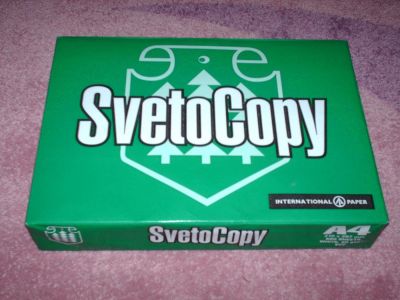 Лот: 3190786. Фото: 1. Бумага Svetocopy формат А4 2 пачки... Бумага
