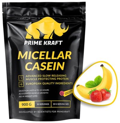 Лот: 18229713. Фото: 1. Micellar Casein от Prime Kraft... Спортивное питание, витамины