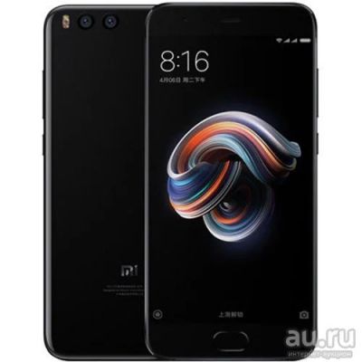 Лот: 11441876. Фото: 1. Xiaomi MI Note 3 64Gb Чёрный... Смартфоны