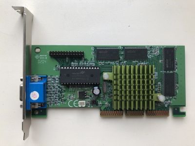 Лот: 25107195. Фото: 1. AGP 32Mb RivaTNT2 M64 Ретро. Видеокарты