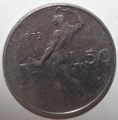 Лот: 10830119. Фото: 1. 50 лир 1979 год. Италия. Европа