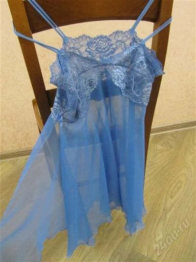 Лот: 781060. Фото: 1. Голубой пеньюарчик. Корсеты