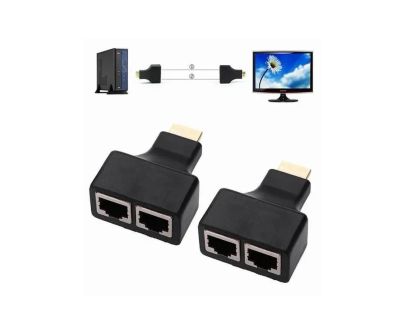 Лот: 19876373. Фото: 1. Переходник HDMI - UTP 5e/6 RJ-45... Другое (аудиотехника)