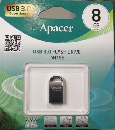Лот: 11228752. Фото: 1. Флэш-накопитель "Apacer" 8GB. USB-флеш карты