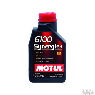 Лот: 12497115. Фото: 1. Motul 6100 Synergie+ 5W30 1 л. Масла, жидкости