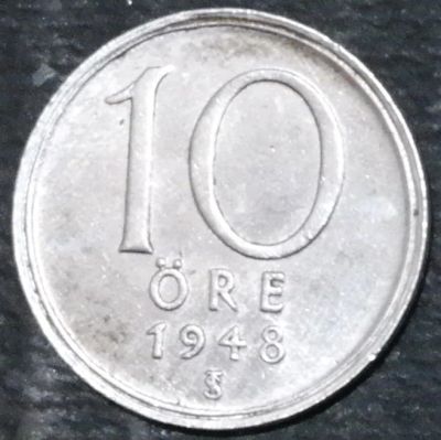 Лот: 14805273. Фото: 1. Швеция. 1948 год. Серебро. Остальные страны