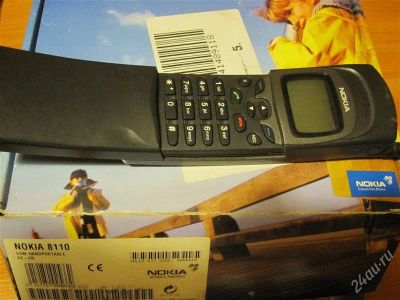 Лот: 1858258. Фото: 1. Легендарный NOKIA 8110 (банан... Кнопочные мобильные телефоны