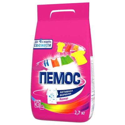 Лот: 24842103. Фото: 1. Стиральный порошок Пемос, 2.7... Бытовая химия