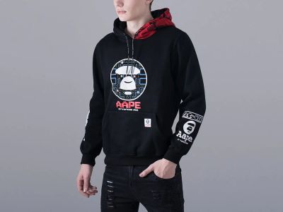 Лот: 12839080. Фото: 1. Худи AAPE E2. Свитеры, толстовки, худи