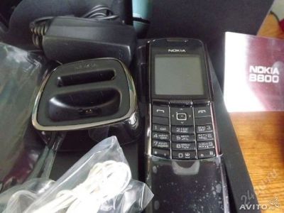 Лот: 2892841. Фото: 1. nokia 8800 black. Кнопочные мобильные телефоны