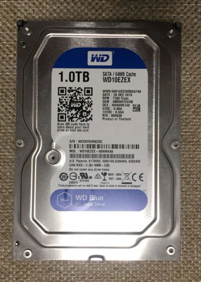 Лот: 11410751. Фото: 1. Жесткий диск SATA WD Blue 1TB... Жёсткие диски