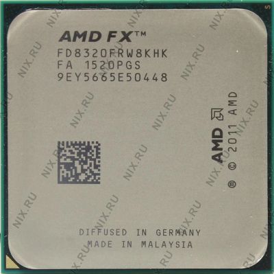 Лот: 8660373. Фото: 1. Процессор CPU AMD FX-8320 Black... Процессоры