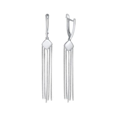 Лот: 23839580. Фото: 1. Серьги TALANT из серебра. Серьги, каффы