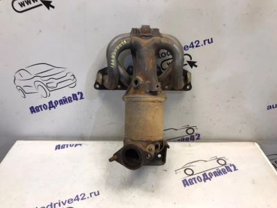 Лот: 21708991. Фото: 1. коллектор выпускной Hyundai Elantra... Двигатель и элементы двигателя