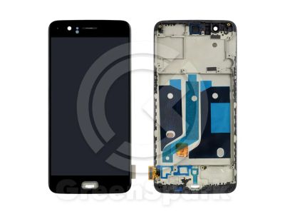 Лот: 13961560. Фото: 1. Дисплей для OnePlus 5 в рамке... Дисплеи, дисплейные модули, тачскрины