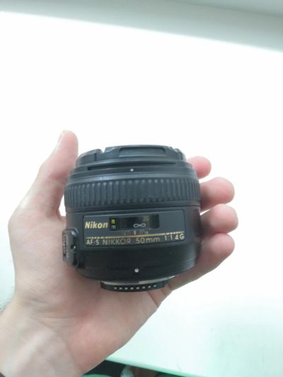 Лот: 13897672. Фото: 1. Объектив Nikon Nikkor AF-S 50mm... Объективы