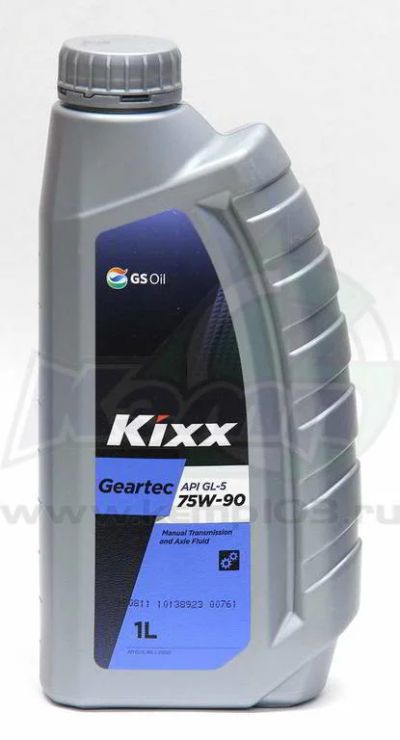 Лот: 11714843. Фото: 1. KIXX Geartec 75W90 API GL-5 Трансмиссионное... Масла, жидкости
