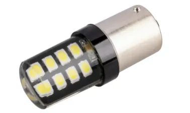 Лот: 21766445. Фото: 1. Автолампа S25 (P21W) 12-24V 16SMD... Оптика и освещение