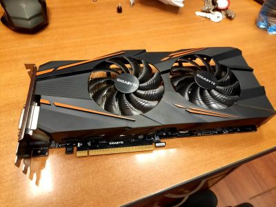Лот: 16660772. Фото: 1. Видеокарта Gigabyte GeForce GTX... Видеокарты