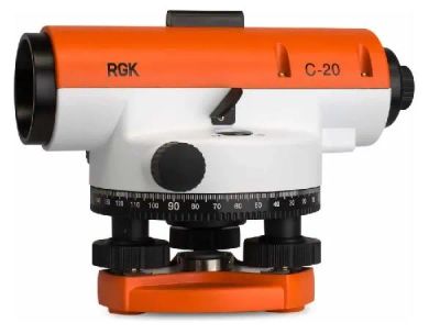 Лот: 25090531. Фото: 1. Оптический нивелир RGK С-20 (с... Электроинструмент