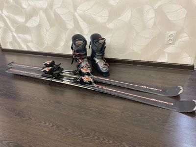 Лот: 18343966. Фото: 1. Горные лыжи и ботинки Nordica. Комплект в сборе