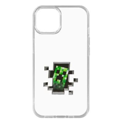 Лот: 25051184. Фото: 1. Чехол Krutoff Clear Case Minecraft... Чехлы, бамперы