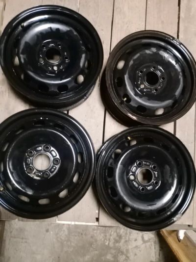 Лот: 19583914. Фото: 1. Штампованные диски r15 5x100 бу. Другое (шины, диски)