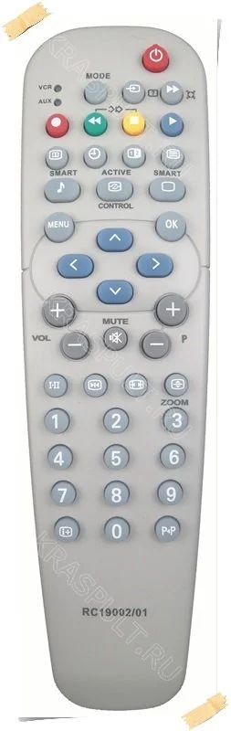 Лот: 11189564. Фото: 1. Пульт для телевизора Philips RC19002... Пульты ДУ
