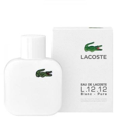 Лот: 11869359. Фото: 1. Lacoste men L.12.12. Blanc Pure... Мужская парфюмерия