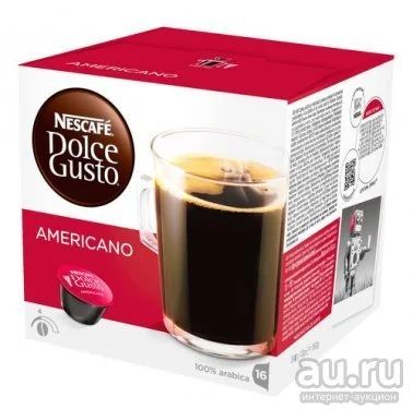 Лот: 9726098. Фото: 1. Капсулы "Nescafe" Americano. Чай, кофе, какао