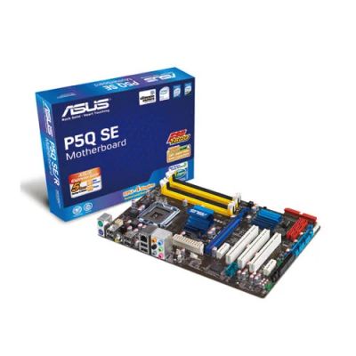 Лот: 4710150. Фото: 1. Матплата Asus P5QSE + Intel C2D... Материнские платы