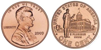 Лот: 1853852. Фото: 1. США 1 цент 2009 №3 Профессиональная... Америка
